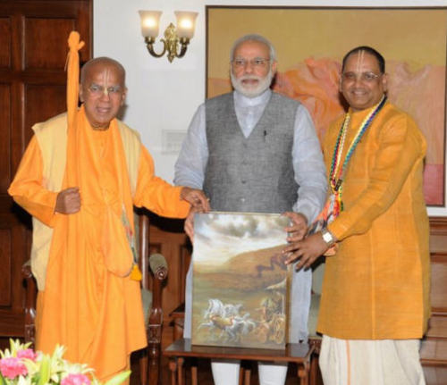 Gopala Krishna Goswami Meets with PM Modi