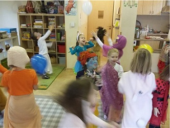 Krishna conscious Carnival at Hungarian Nursery Schools