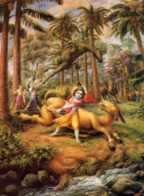 Killing the Demons Of Talavana Forest  by Drutakarma Dasa