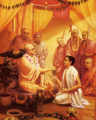 Srila Prabhupada’s Initiation  by Srila Satsvarupa Dasa Goswami