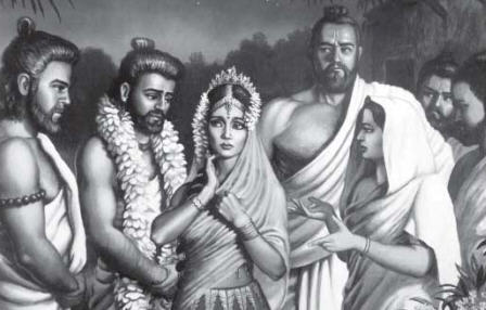 Five husbands of Draupadi  by Dhruva Dasa