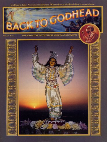 Back To Godhead Volume-21 Number-01, 1986