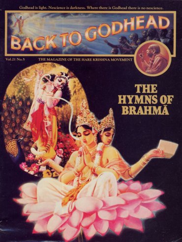 Back To Godhead Volume-21 Number-05, 1986