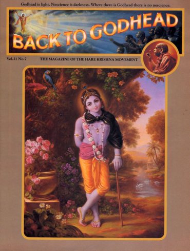 Back To Godhead Volume-21 Number-07, 1986