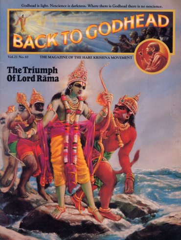 Back To Godhead Volume-21 Number-10, 1986