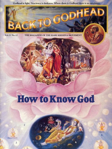 Back To Godhead Volume-21 Number-12, 1986