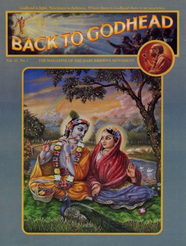 Back To Godhead Volume-22 Number-01, 1987