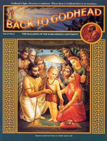Back To Godhead Volume-23 Number-09, 1988