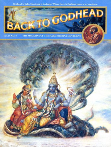 Back To Godhead Volume-24 Number-10, 1989