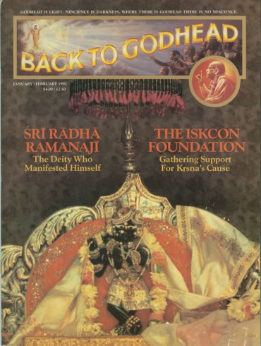 Back To Godhead Volume-26 Number-01, 1992