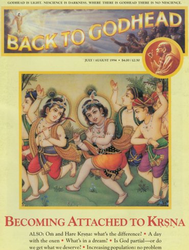 Back To Godhead Volume-28 Number-04, 1994