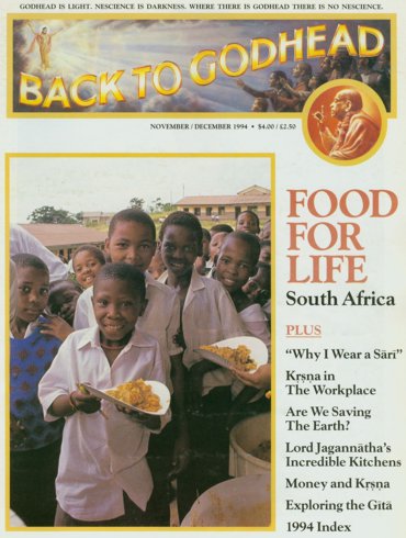 Back To Godhead Volume-28 Number-06, 1994