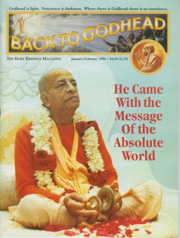 Back To Godhead Volume-30 Number-01, 1996