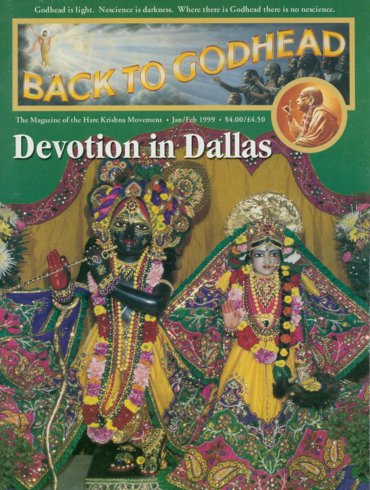 Back To Godhead Volume-33 Number-01, 1999