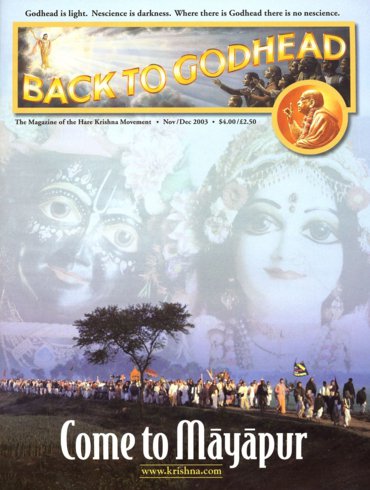 Back To Godhead Volume-37 Number-06, 2003