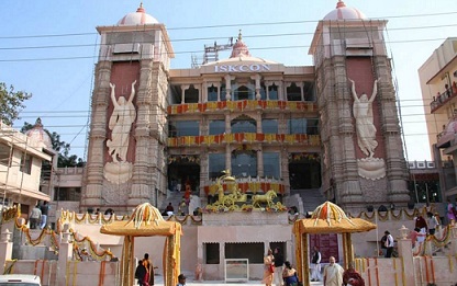 Inaugurating Govind Dham by Lokanath Swami