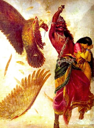 Jatayu Victorious in Defeat by Caitanya Carana Dasa